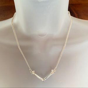Silver Bone Necklace
